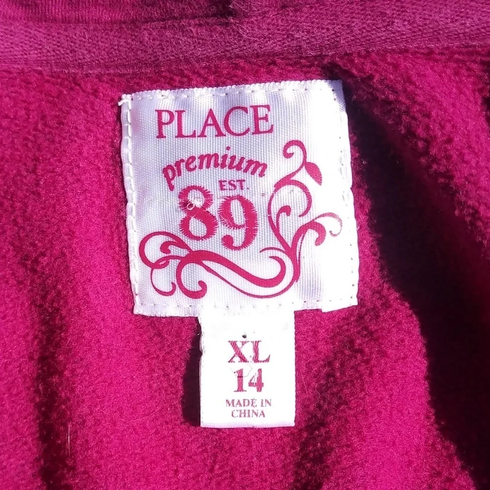 Childrens Place Peace Hoodie Size XL